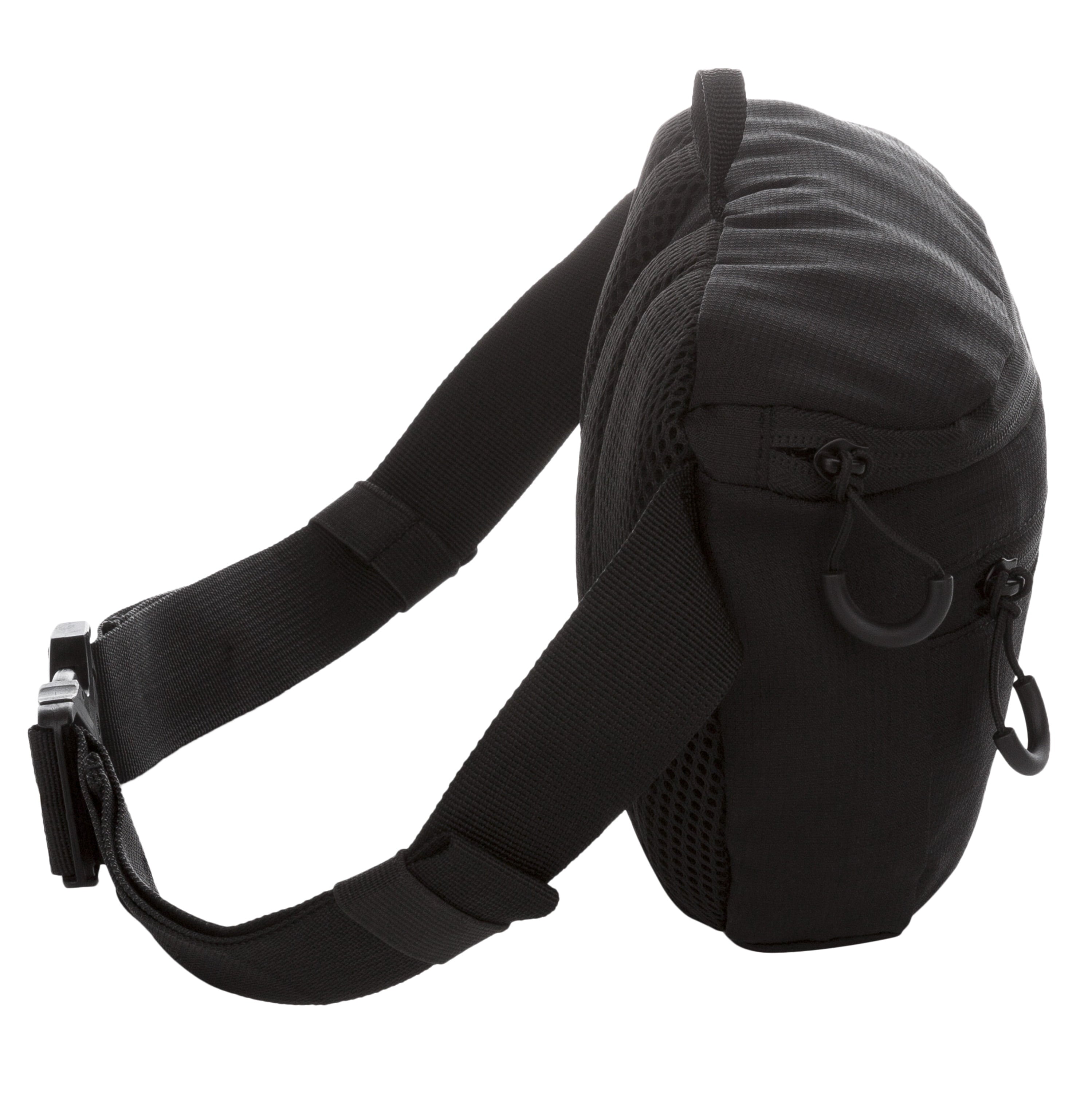 Ozark Trail 2.5 Ltr Waist Pack, Black, Unisex, Fanny Pack, Polyester Zipper