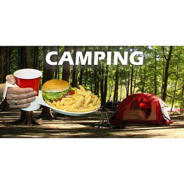 Palm Tree Design Food and Drink Holder (Pack of 32-Pieces)