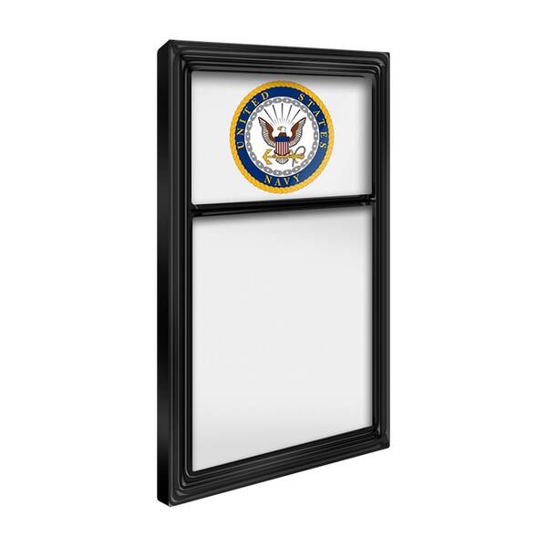 31.0 in. x 17.5 in. US Navy Seal Plastic Dry Erase Note Board