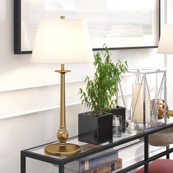 Wilmer 28 in. Brass Table Lamp