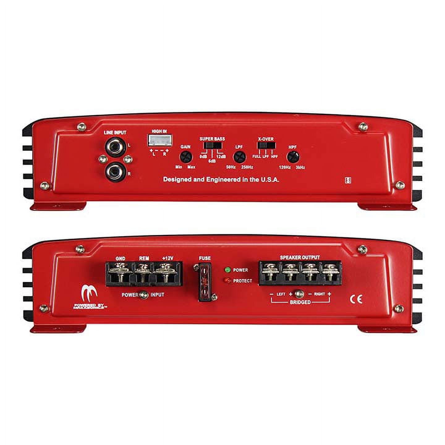 Crunch 2 Channel 1000 Watt Amp A/B Class Car Audio Stereo Amplifier | PX-1000.2