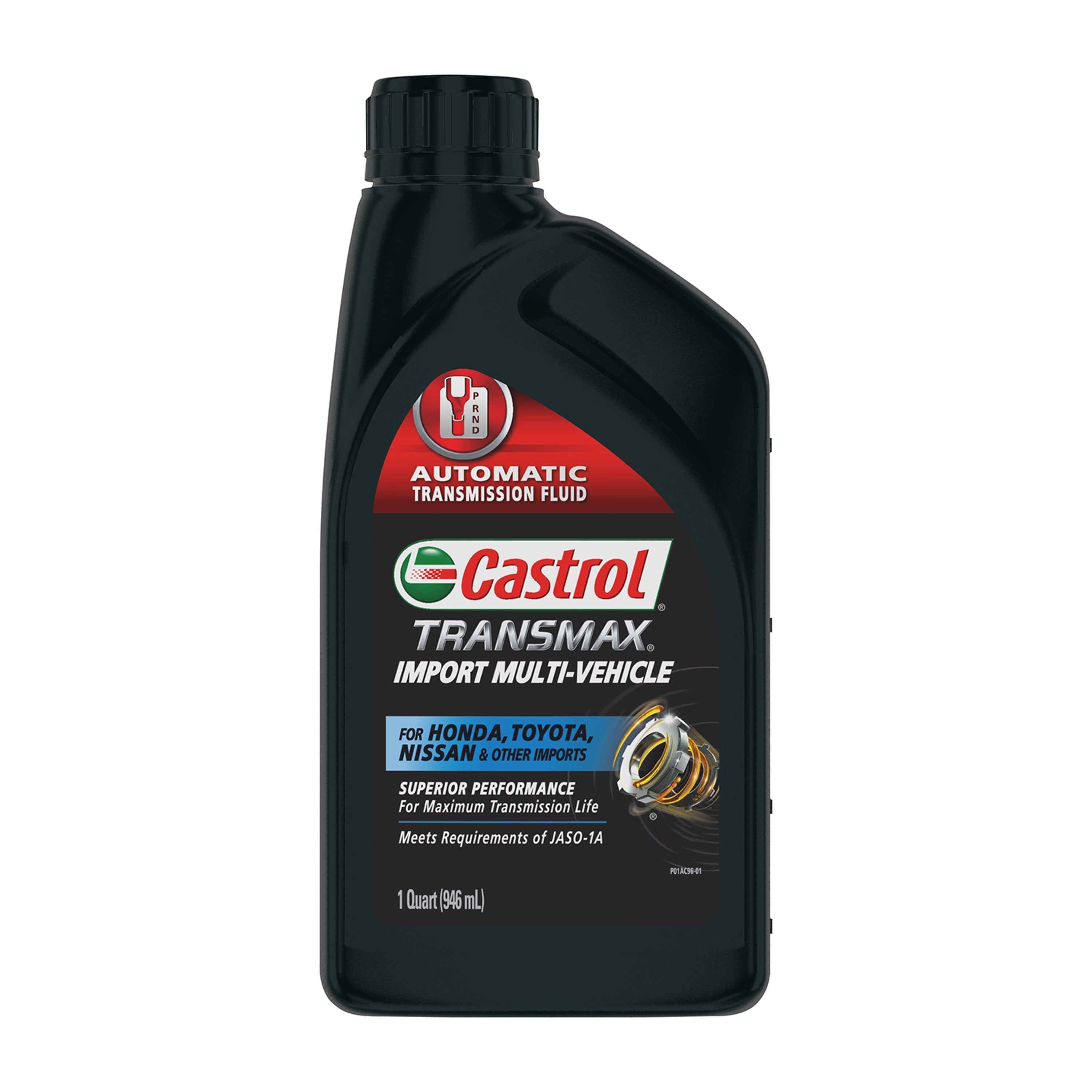 Castrol Transmax Import Multi-Vehicle Automatic Transmission Fluid, 1 Quart