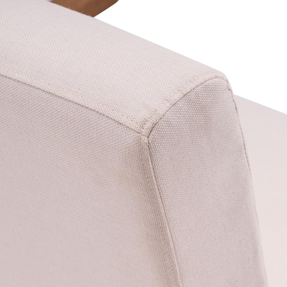 Ktaxon Mid-century Modern Arm Chair with Solid Wood Frame,Lounge Chair Club Chair,Beige