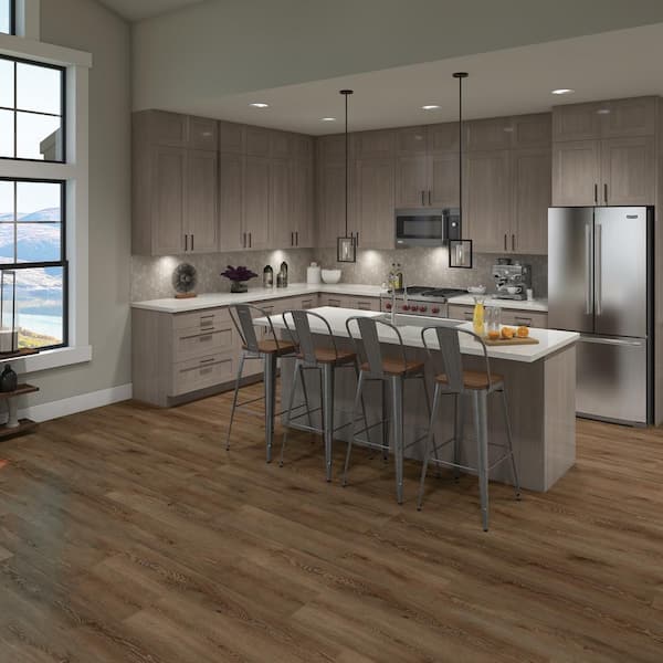 Cowley Creek Oak 8 mm T x 47.6 in. W Water Resistant Laminate Wood Flooring (21.3 sqft/case)