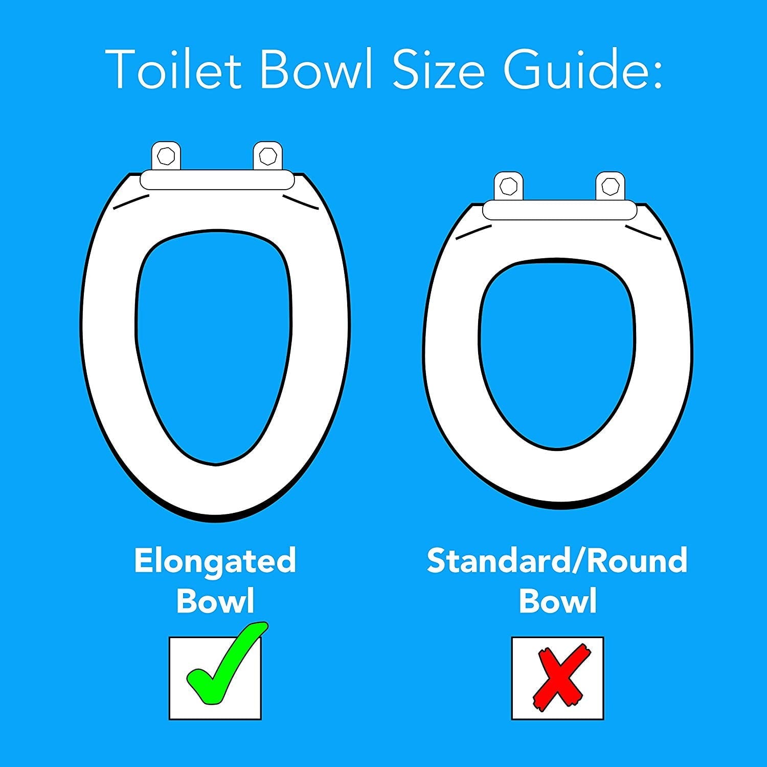 Raised Toilet Seat - Elongated Carex® 3-1/2 Inch White 300 lbs.