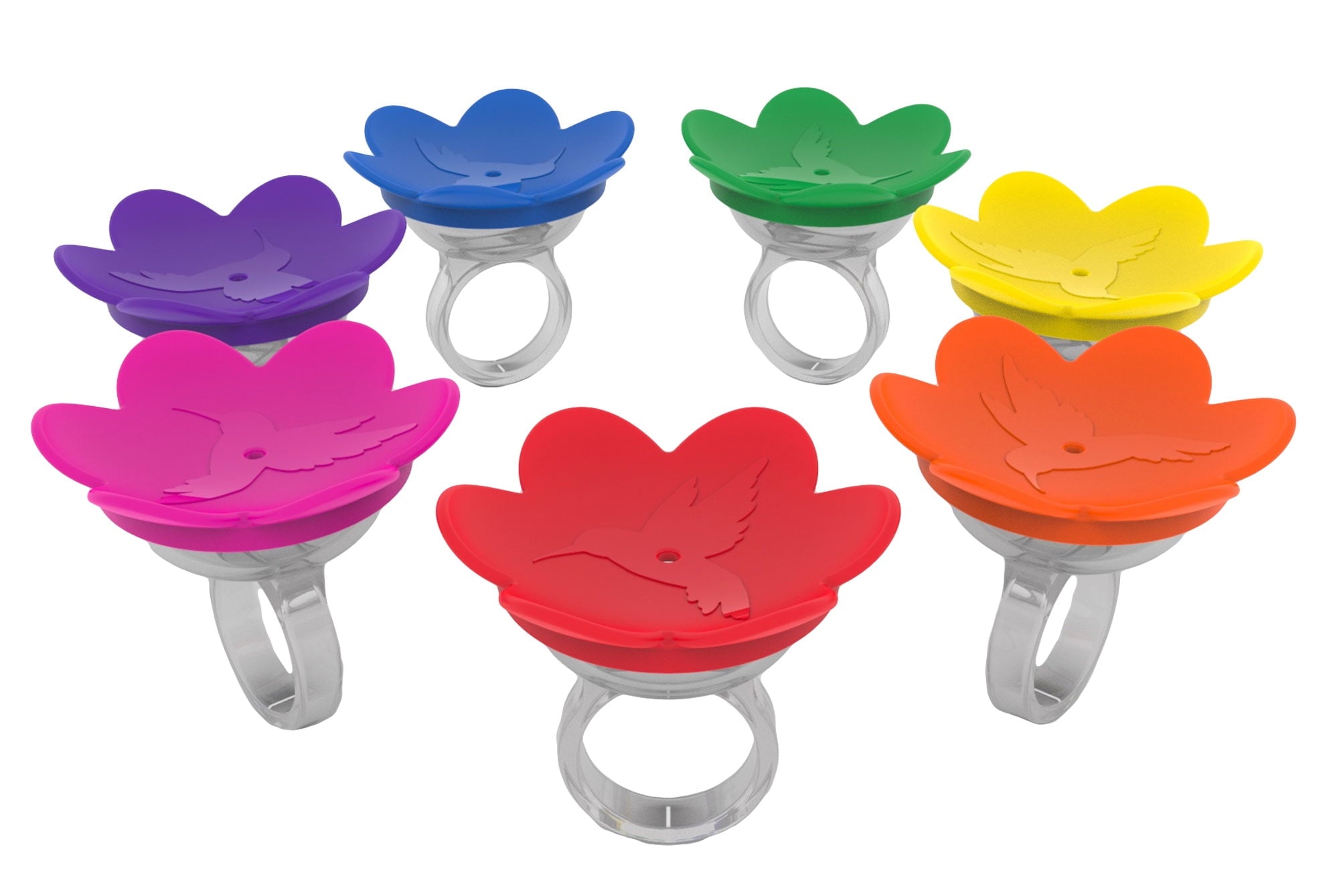 ZUMMR Hummingbird Ring Feeder (Red)