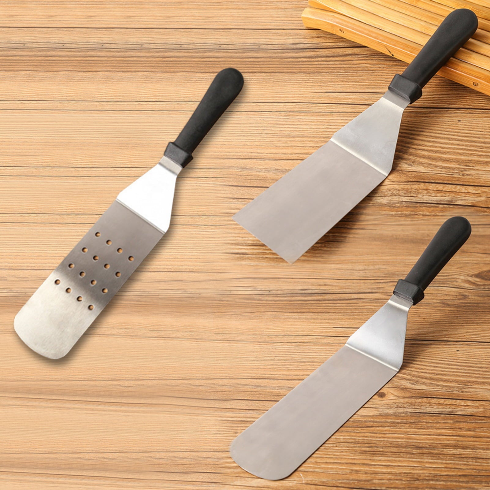 12 Pcs  Griddle Accessories Kit,  Flat Top Grill Accessories Kit Barbecue Tools Set with Spatula Scraper Tongs Cooking Utensils Carrying Bag for Outdoor Camping