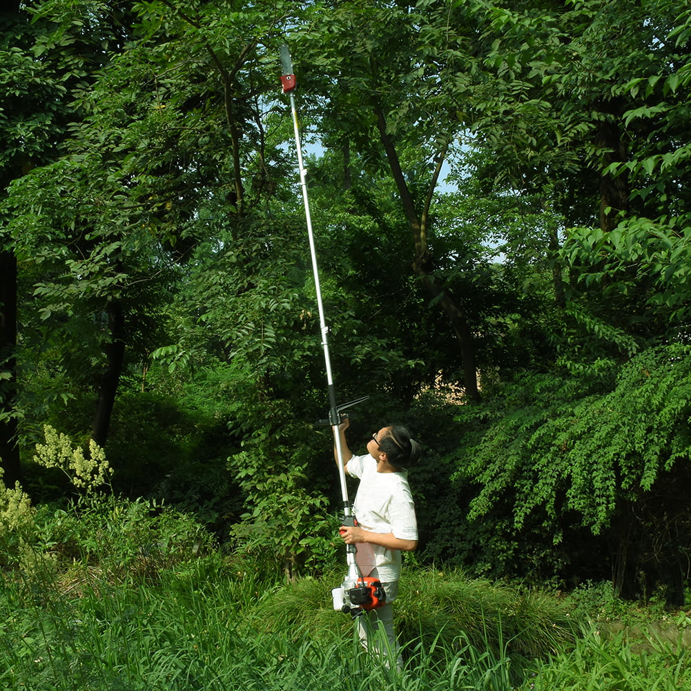 Maxtra 42.7CC 2 Stroke 1.5HP 1100W Gas Pole Chainsaw Pruner Trimmer with Adjustable Length 11.35 Feet to 8.2 Feet