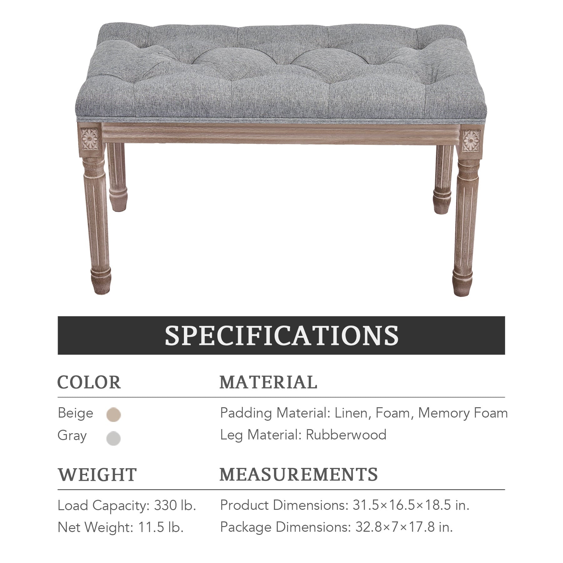 Bestco Vanity Bench 31