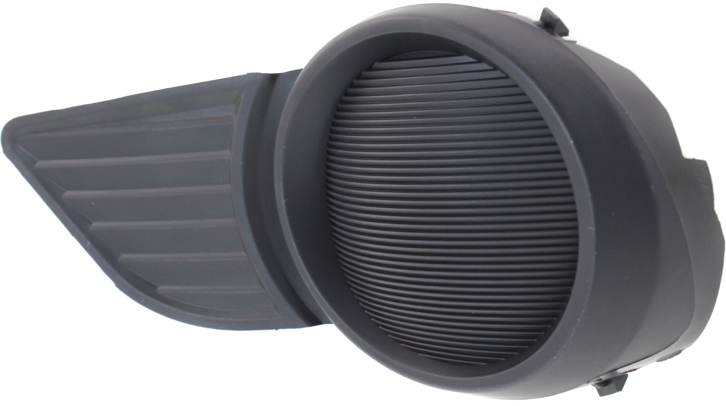 Fog Light Cover Compatible with 2011-2017 Toyota Sienna Left Driver Black