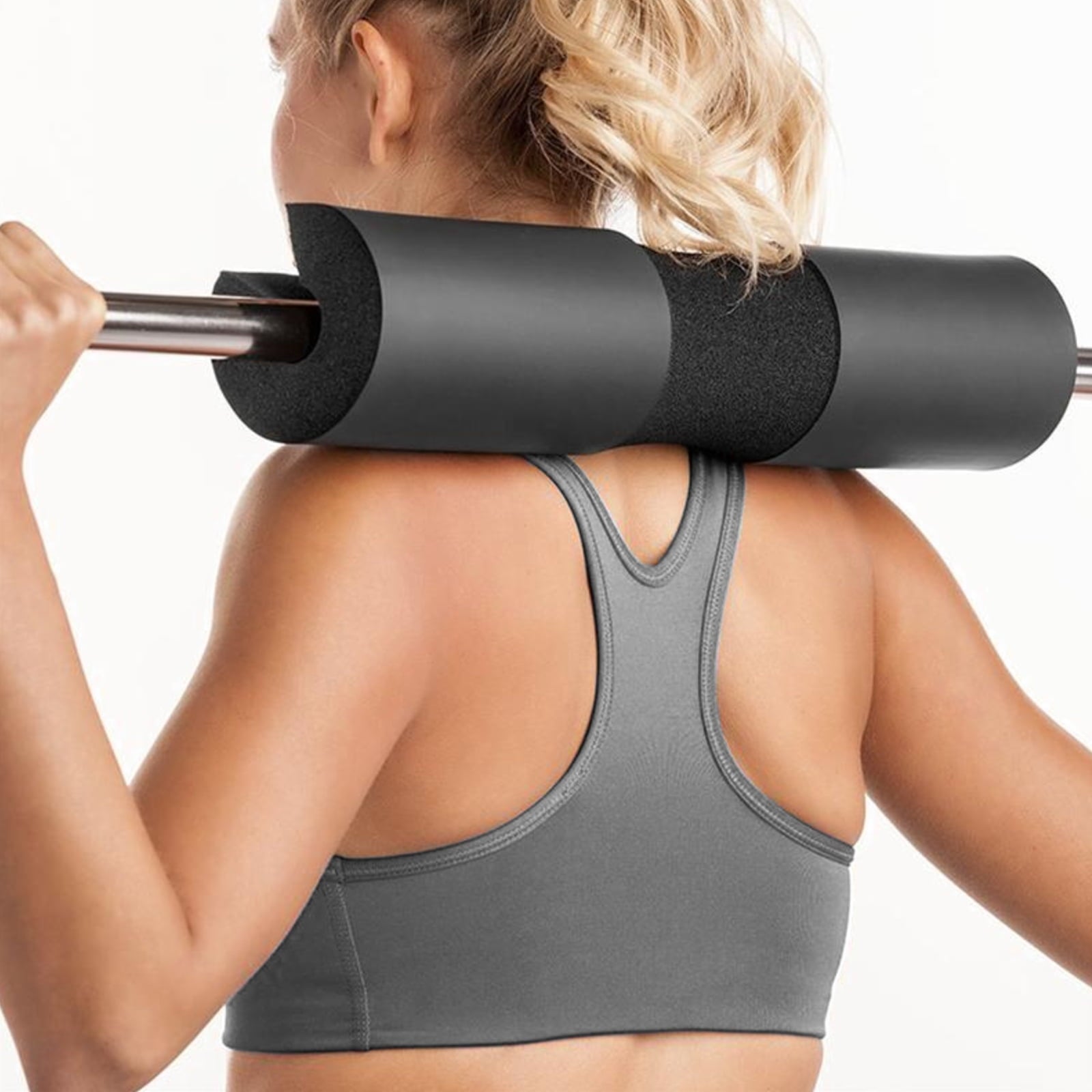 CAP Bar Pad, Non-Slip, Ergonomic Barbell Pad for Neck and Shoulders - Black