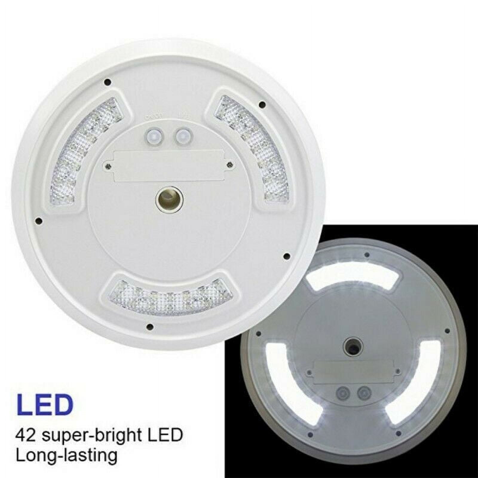 Solar Power Flag Pole 42 LED Light - Powerful Solar Panels, Long Lasting Self Charging Battery, 42 Ultra Bright LEDs, Waterproof & Auto On Off