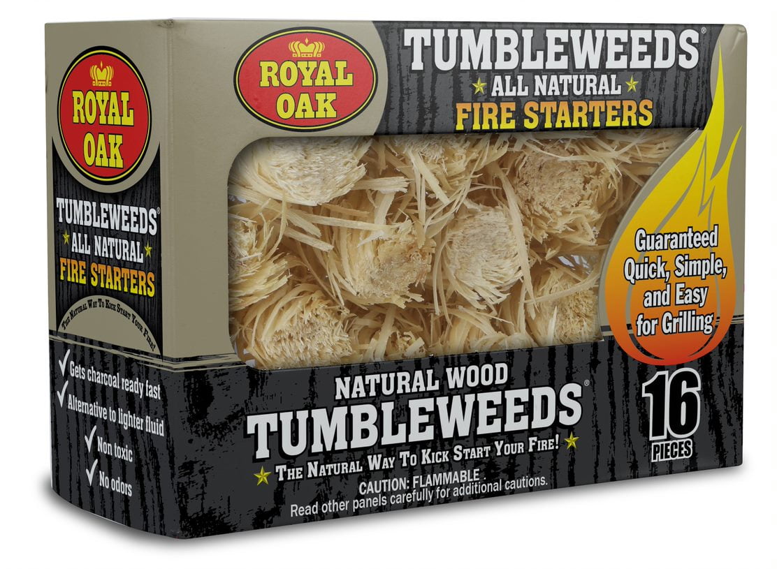 Royal Oak Tumbleweeds Natural Fire Starters 16 pack
