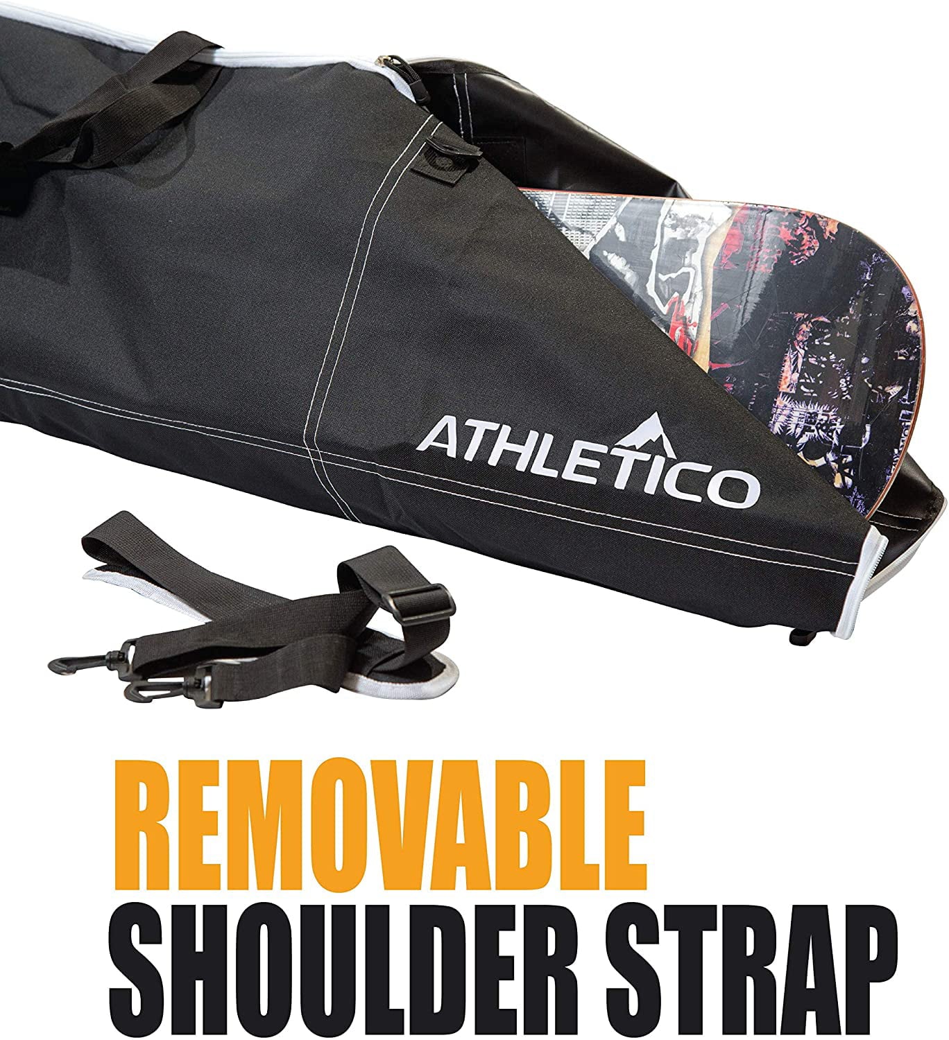 Athletico Two-Piece Snowboard and Boot Bag Combo