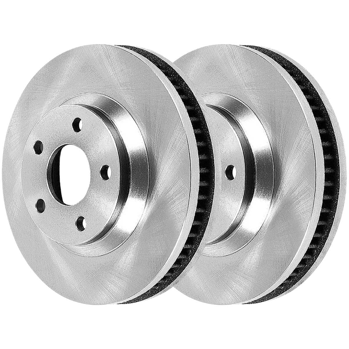 AutoShack Front Brake Rotors and Ceramic Pads Kit Driver and Passenger Side Replacement for 2002-2007 Saturn Vue 2005-2006 Chevrolet Equinox 2006 Pontiac Torrent 2.2L 2.4L 3.0L 3.4L 3.5L V6 AWD FWD