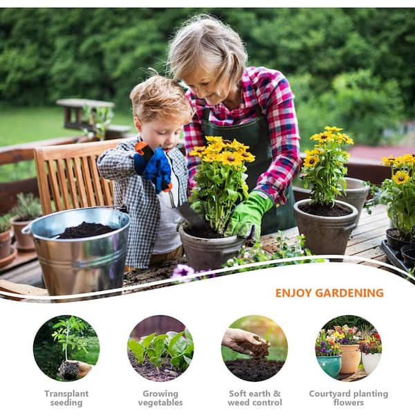 7piece Stainless Steel Heavy Duty Garden Tools, Garden Tool Set