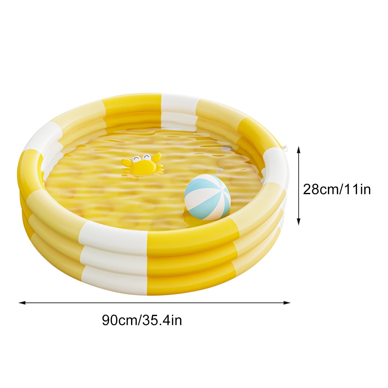 Inflatable Swimming Pools, Kiddie Pools, Family Lounge Pools, for Kids, Adults, Babies, Toddlers, Outdoor, Garden, Backyard