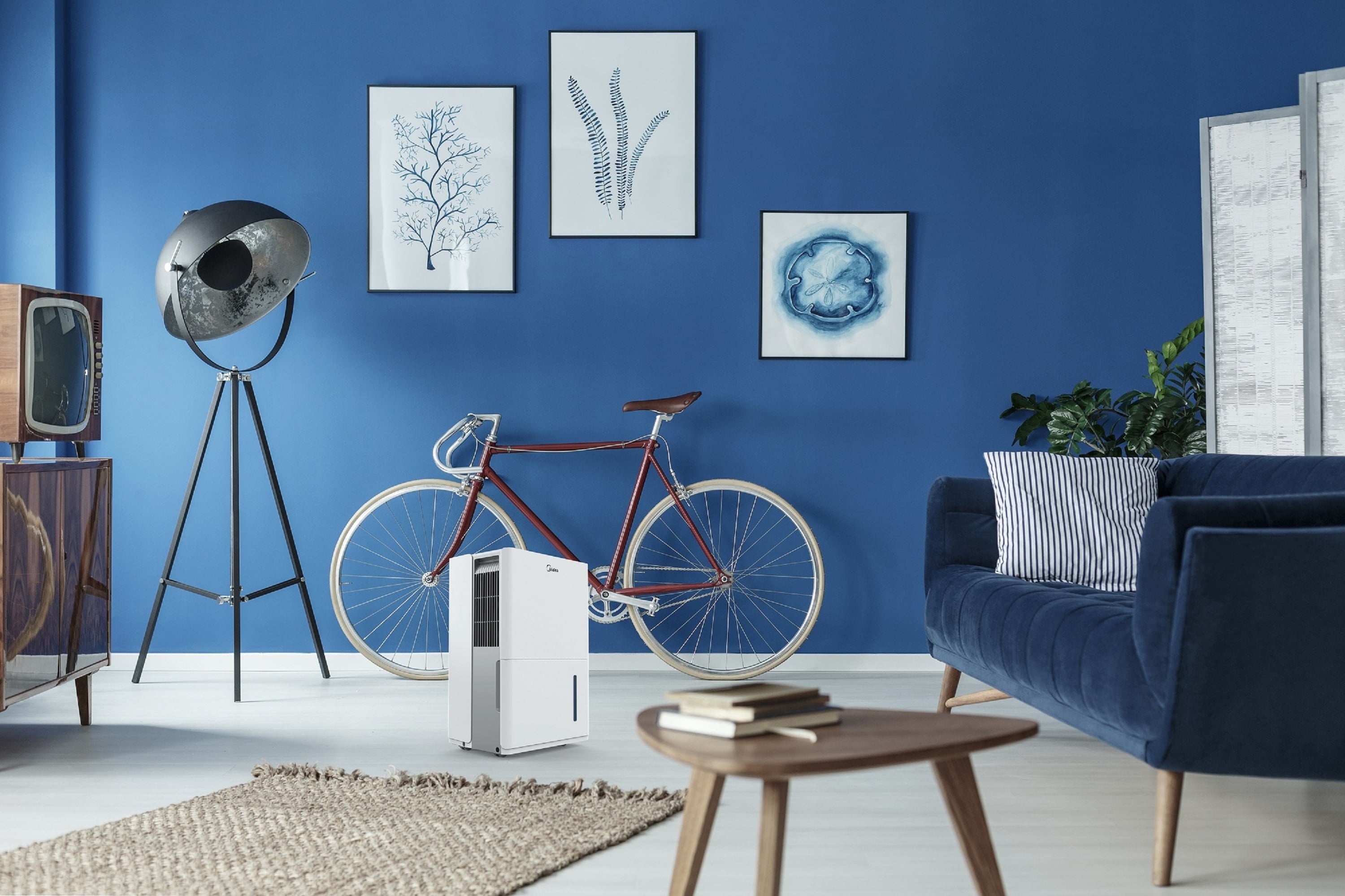 Midea 35-Pint Smart Dehumidifier - Very Damp Rooms, Energy Star, White, MAD35S1WWT