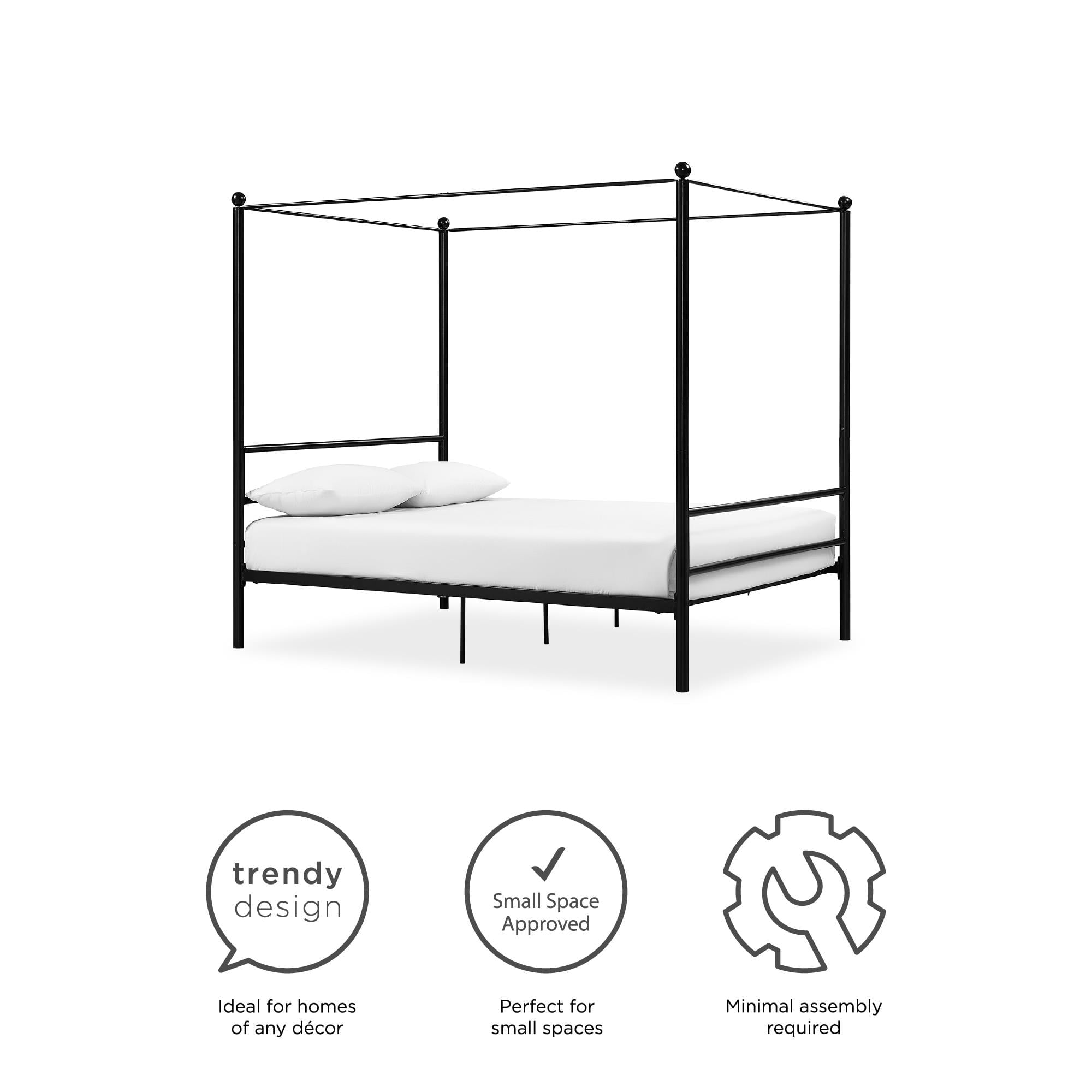 Mainstays Metal Canopy Bed