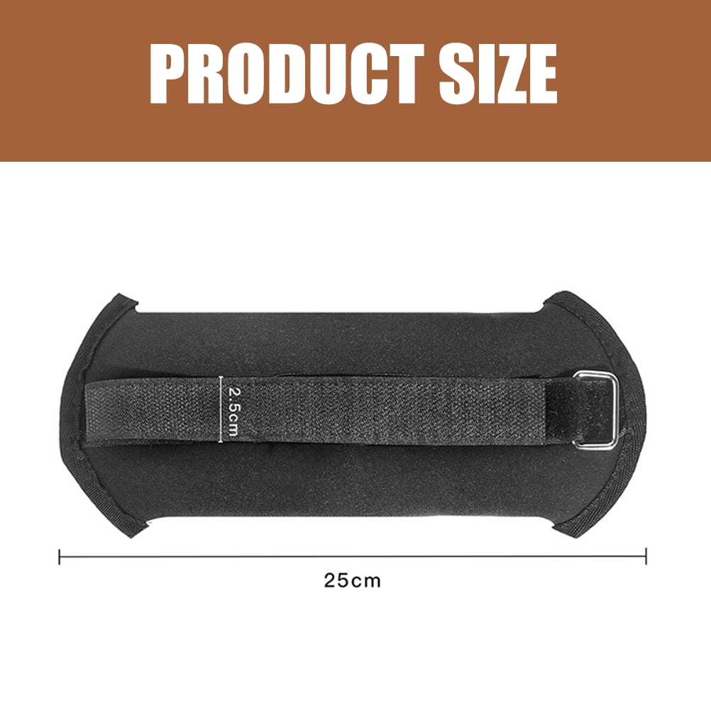 BESTONZON 1 Pair of Multi-function Ankle Weights Wear-resistant Leg Weights Portable Wrist Weights