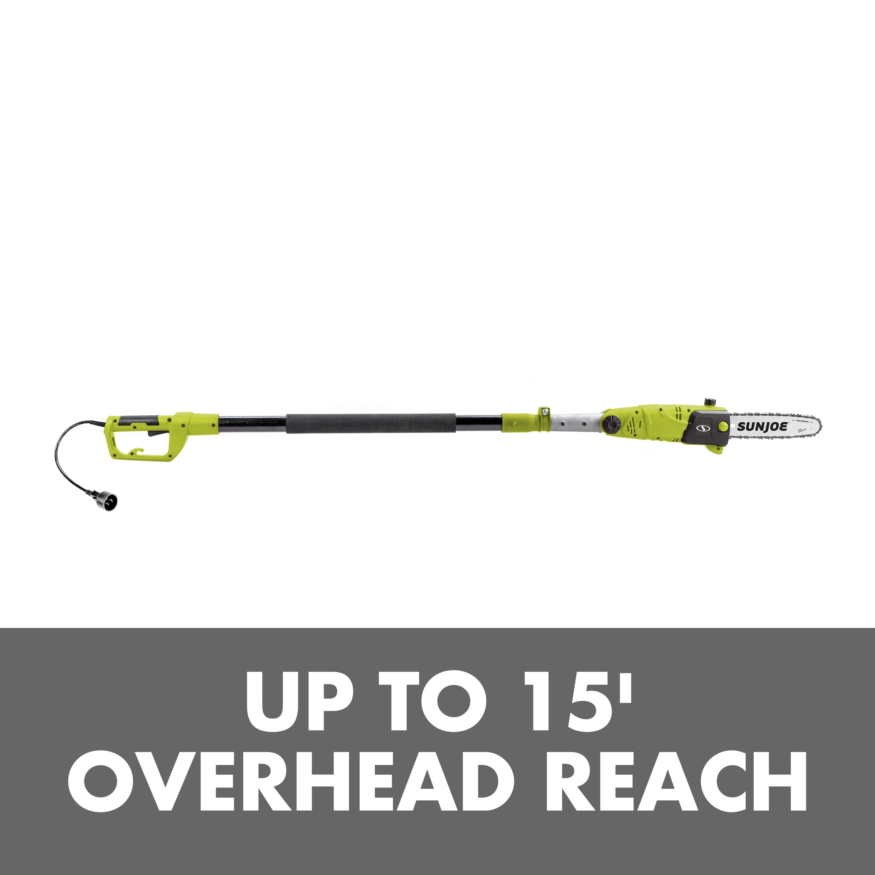 Sun Joe Electric 10-inch Telescoping Multi-Angle Pole Saw, 8.0-Amp