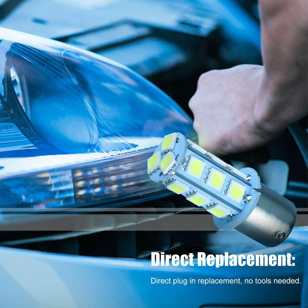 20 Pcs RV Interior LED Light Bulbs, EEEkit BA15S 1156 Bright 7506 1141 1003 13-SMD-5050 6000K, Pure White Replacement Lamps,for Car Rear Turn Signal Lights Interior RV Camper 12V