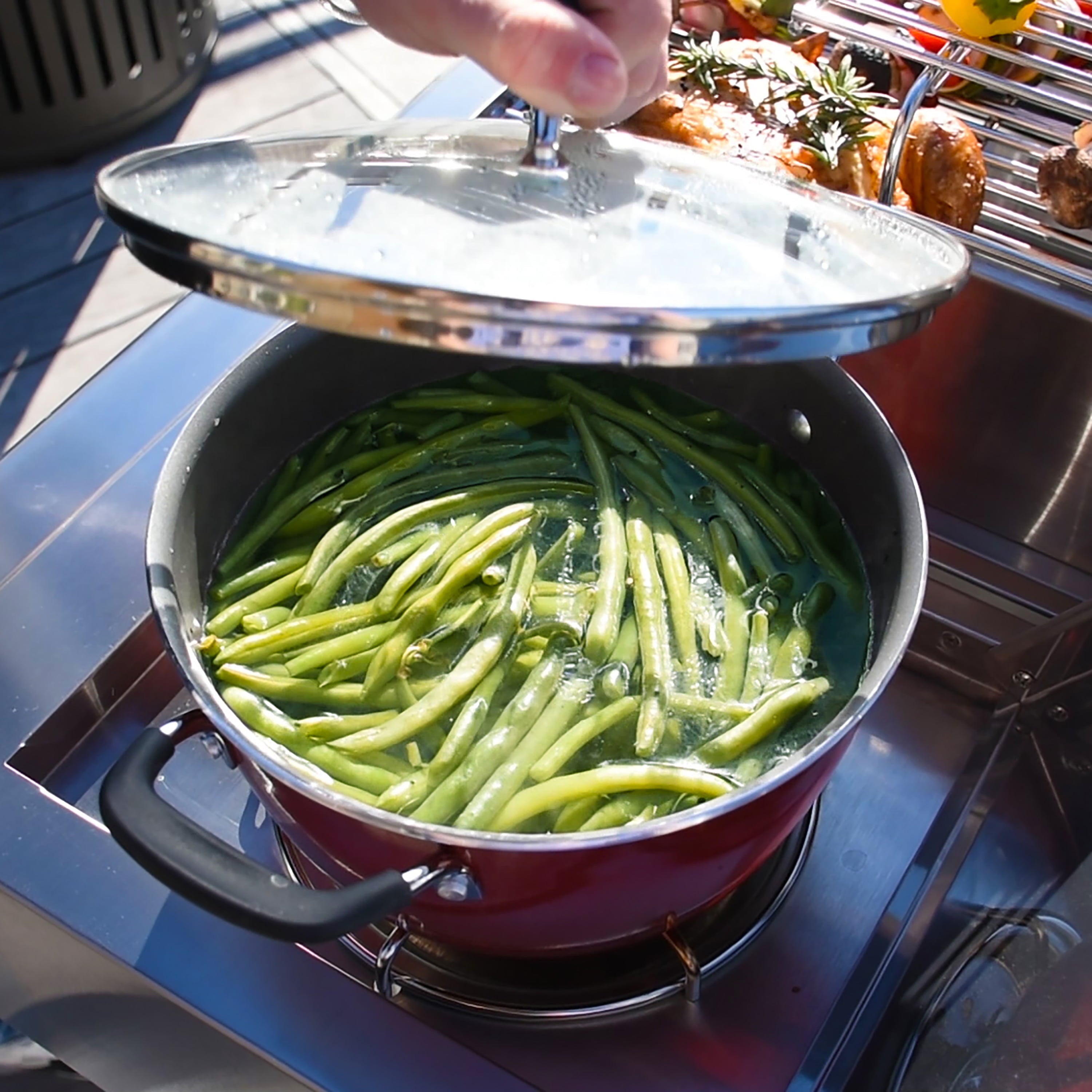 3 Embers 6 Burner Dual Fuel Gas Grill