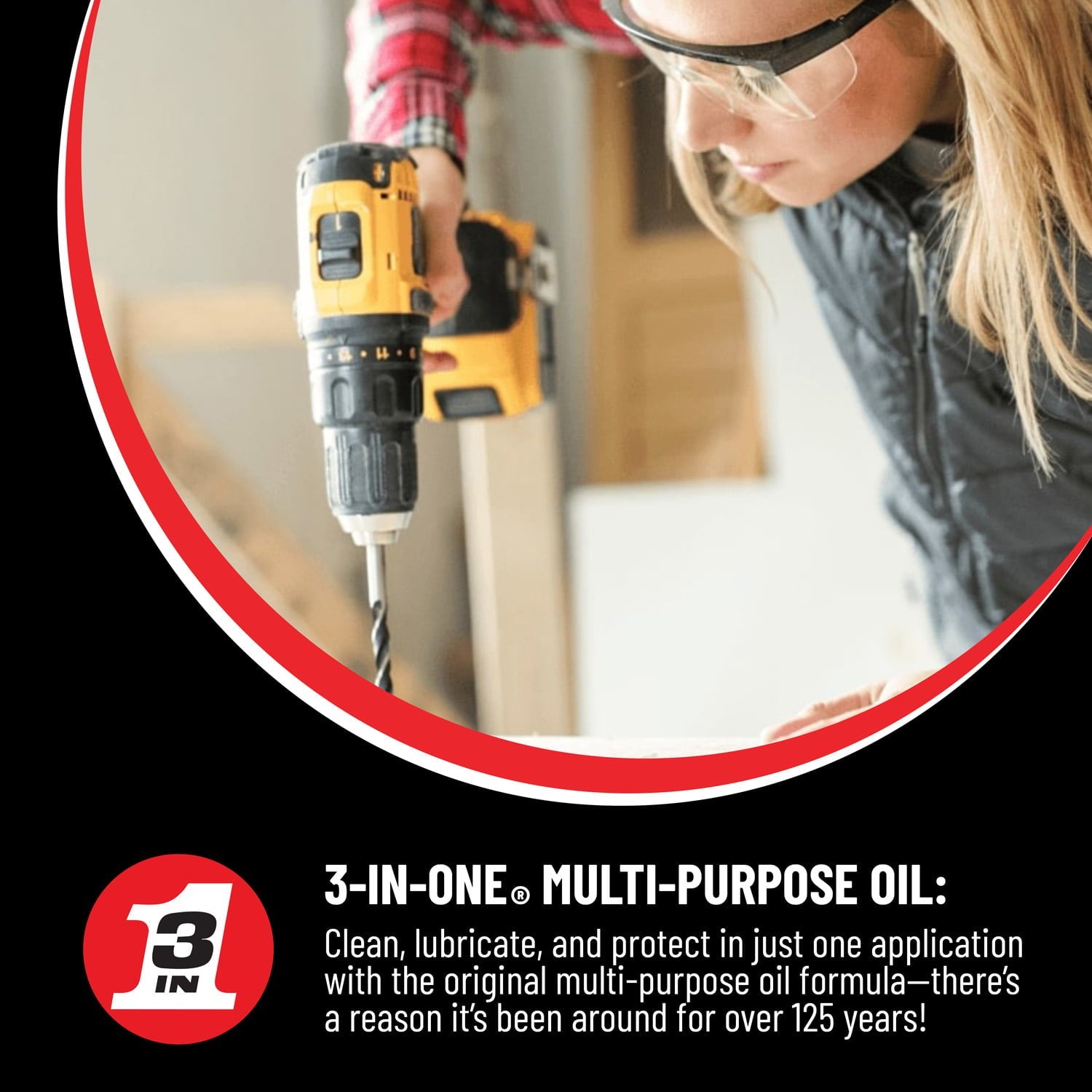 3-IN-ONE Multi-Purpose Oil with Marksman Spout, 4 OZ