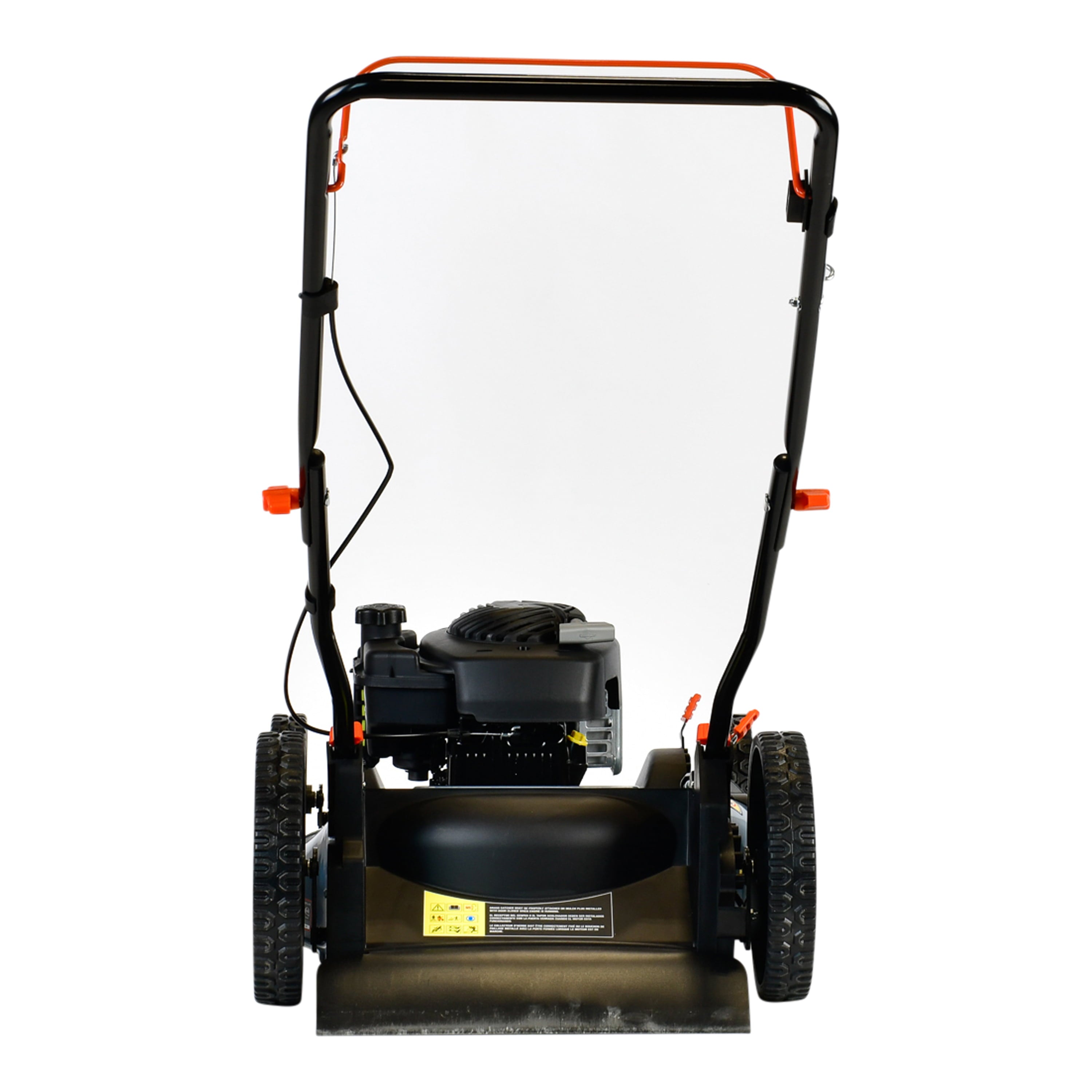 SENIX Gas Lawn Mower, 21-Inch, 125 cc 4-Cycle Briggs & Stratton Engine, 2-In-1 Push Lawnmower, 6-Position Height Adjustment with 11-Inch Rear Wheels, LSPG-M4, Blue