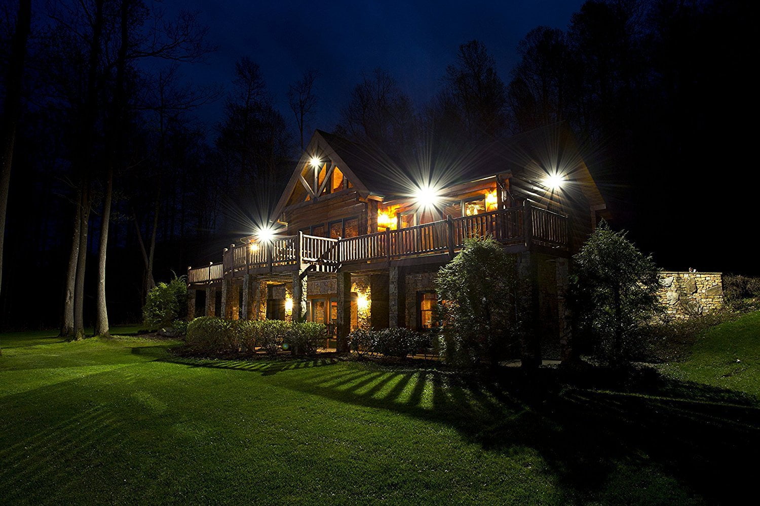 SYLVANIA PAR38 Night Chaser LED Light Bulb 250W, 40* Beam Spread, Dim, Neutral White, 13 yr