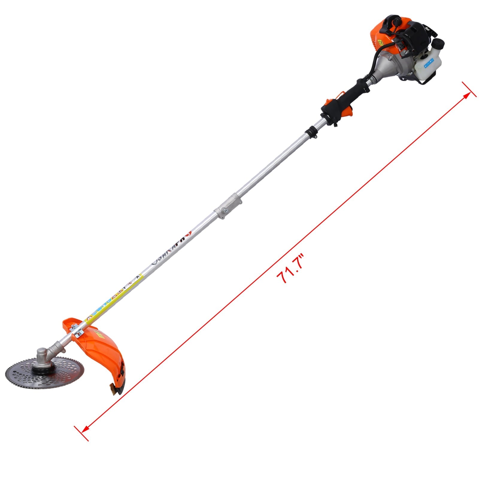 GymChoice Powerful 52CC 2-Cycle Multi Functional Trimming Tools with  Rotatable Gas Pole Saw Grass Trimmer, Gas Hedge Trimmer,Weed Eater,Brush Cutter for Home Garden Yard Care