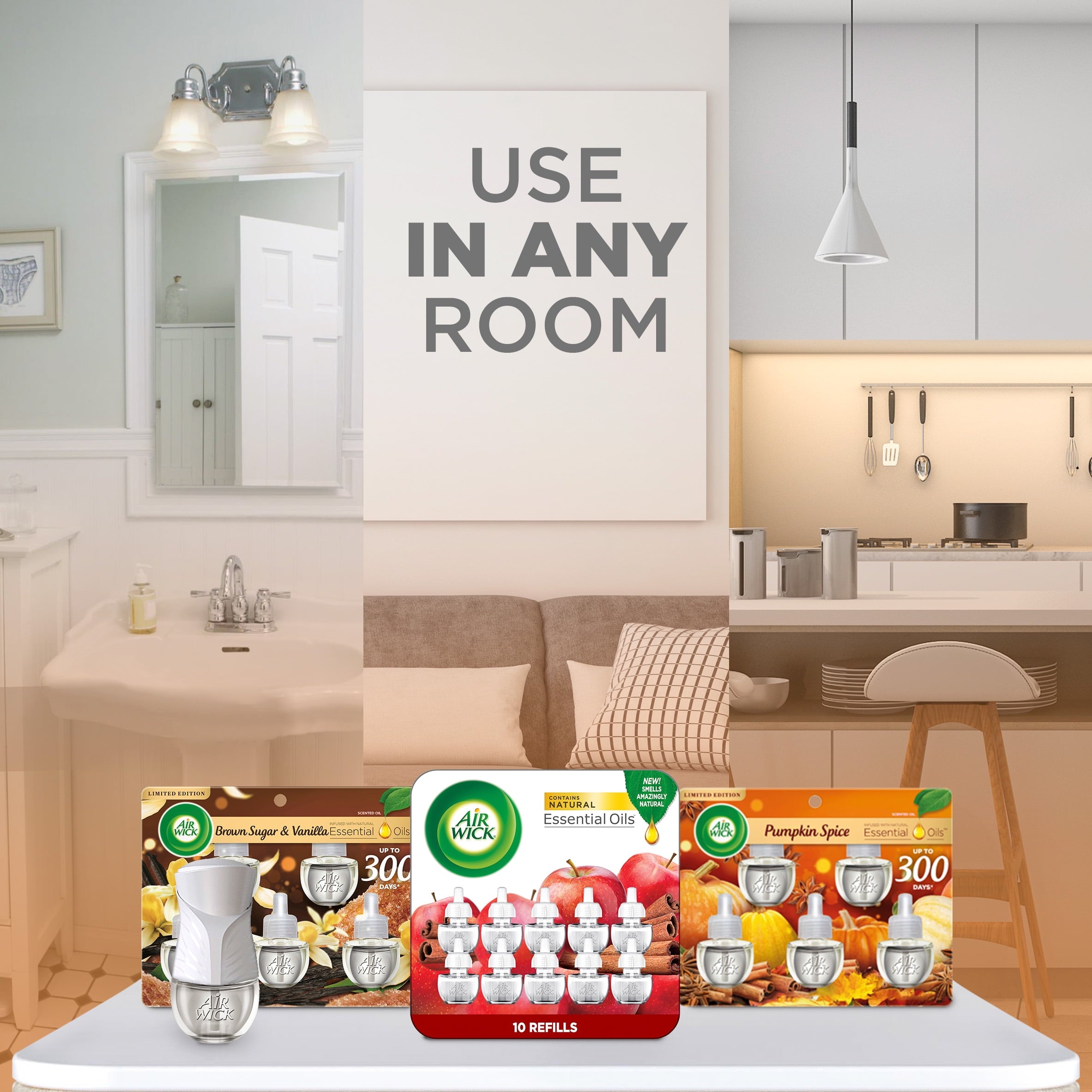 AIR WICK Scented Oil - Refill Brown Sugar & Vanilla 5/5 ct. Falliday Dressed