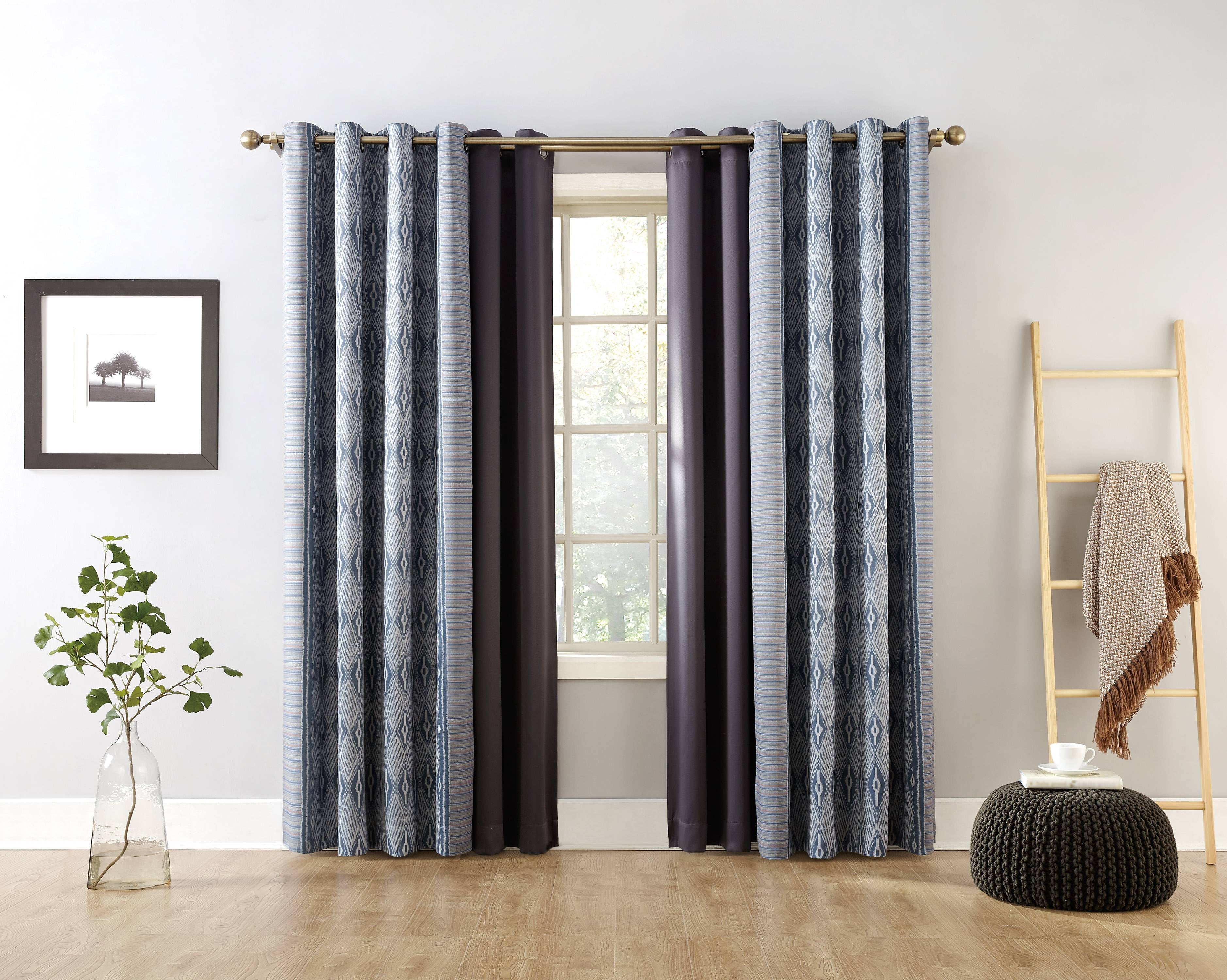 Sun Zero Oslo Theater Grade 100% Blackout Grommet Curtain Panel, 52