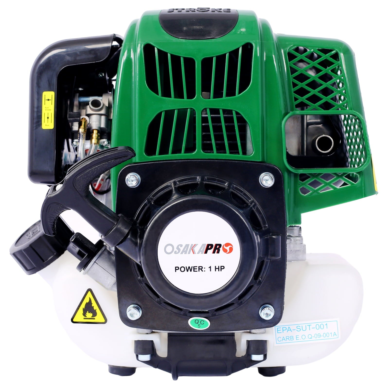 Buyweek 4 in 1 Multi-Functional Trimming Tool, 31CC 4-Cycle Garden Tool System with Gas Pole Saw, Hedge Trimmer, Grass Trimmer, and Brush Cutter EPA Compliant