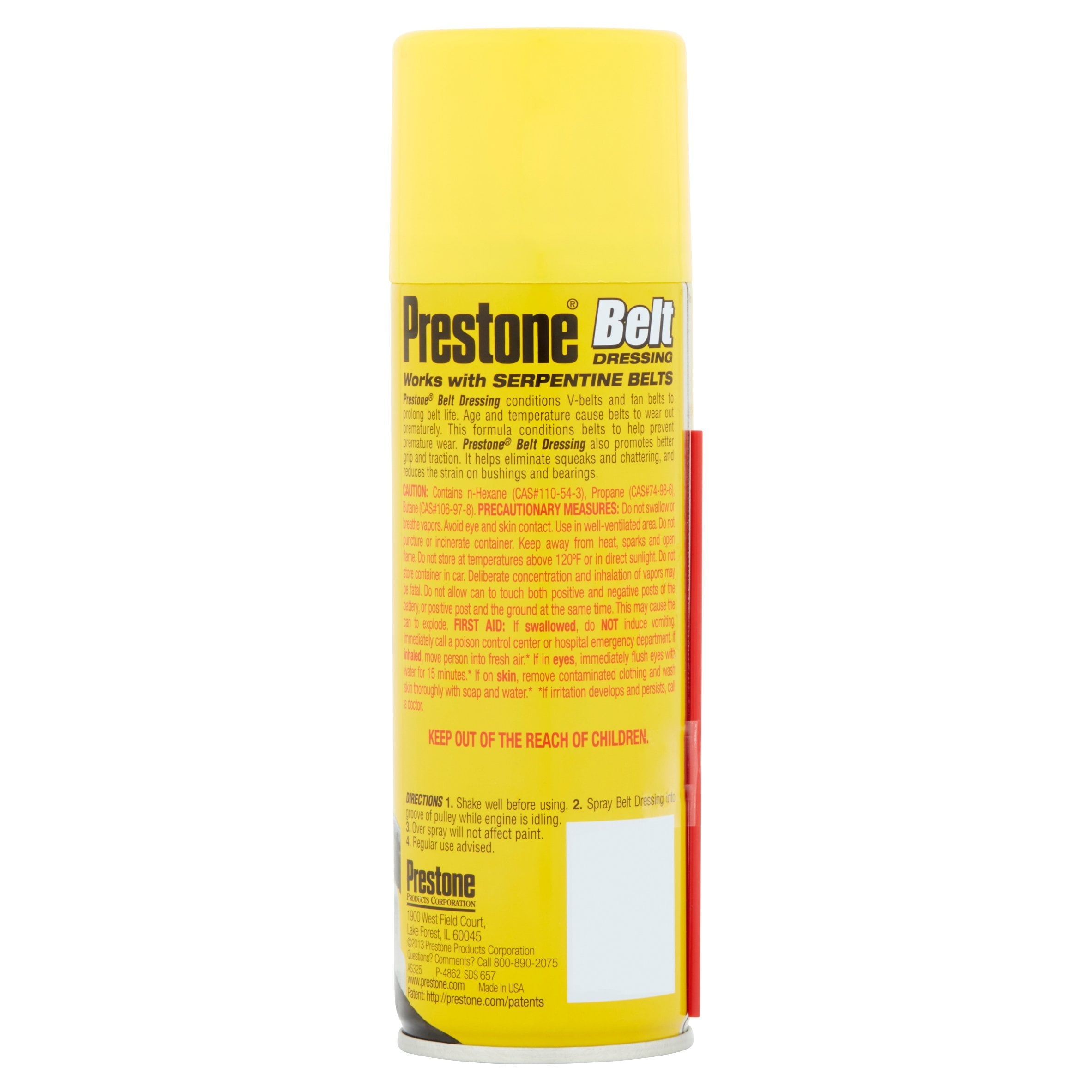 Prestone AS325 Belt Dressing - 6 oz.