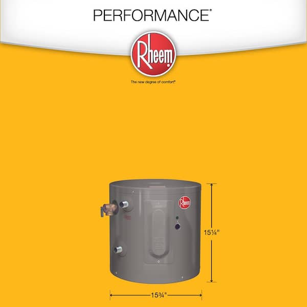 Performance 6 Gal. Compact 2000-Watt Element Point-Of-Use Electric Water Heater with 6-Year Tank Warranty and 120-Volt
