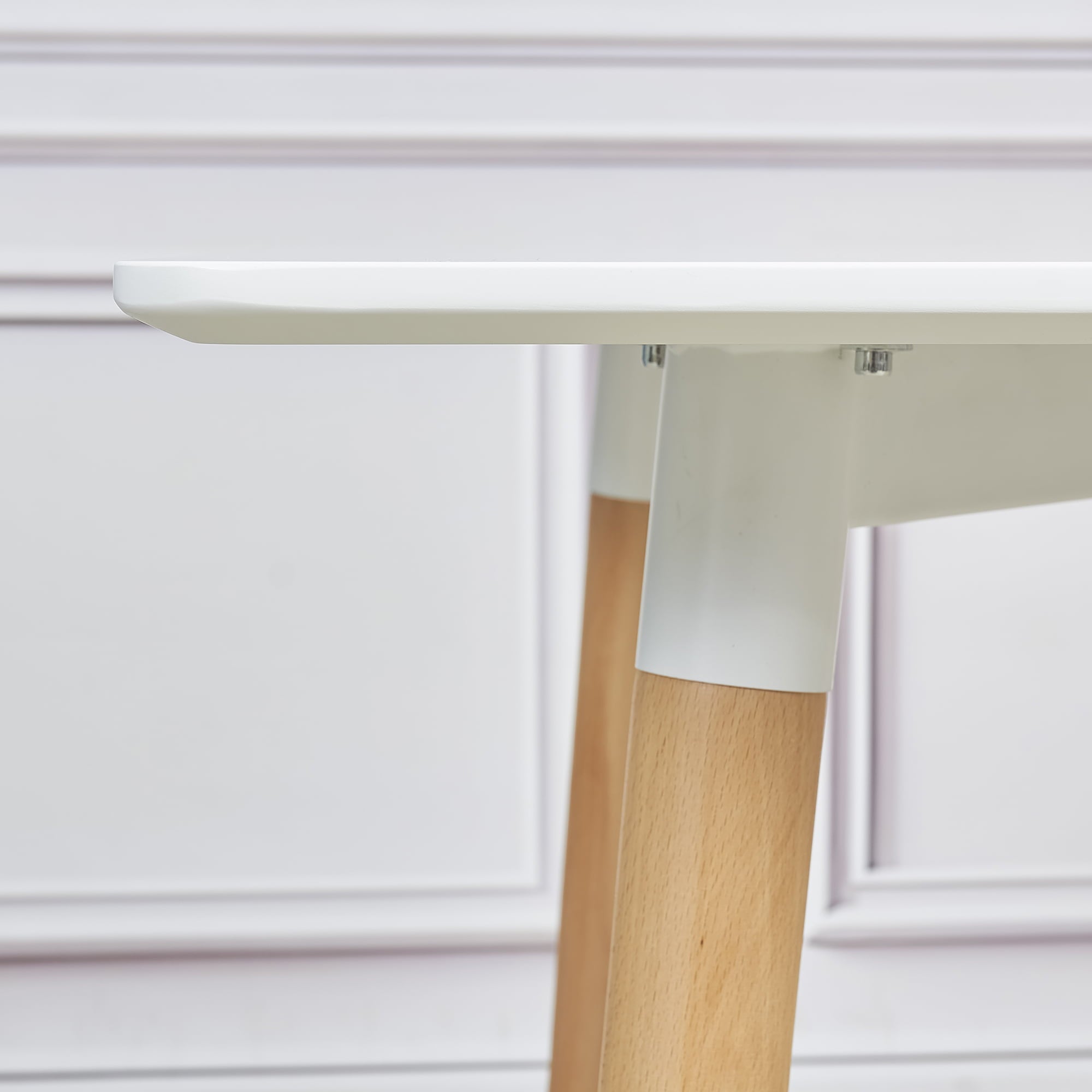 White Dining Table Rectangular 47