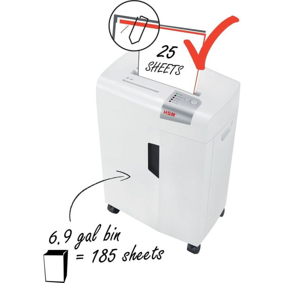 HSM 1031 Cross Cut Shredder - 25 Sheets