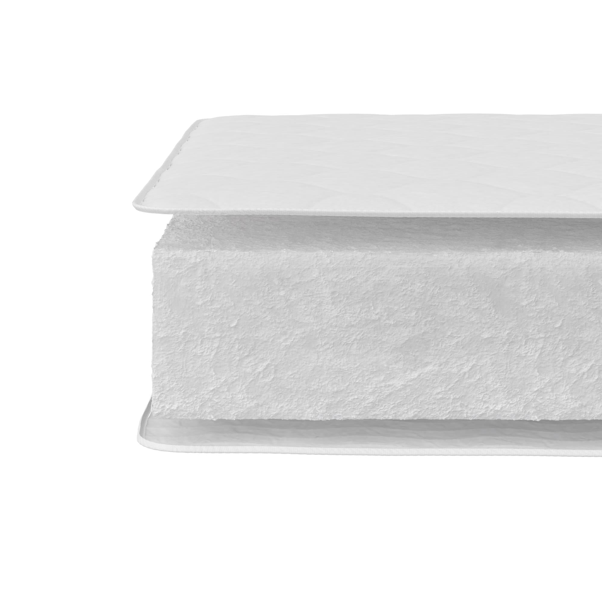 Sleep 6 Inch Thermobonded High Density Polyester Fill Mattress, Twin Size