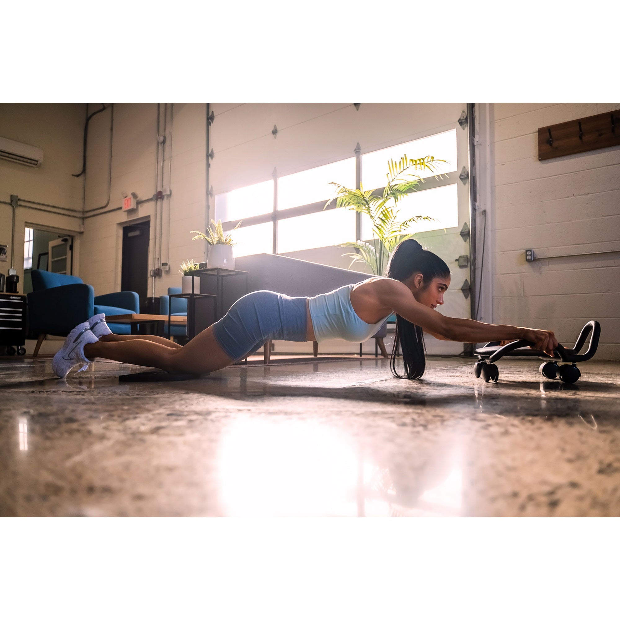 AB Dolly Plus Home Core Training Fitness Abs Exercise Workout Equipment