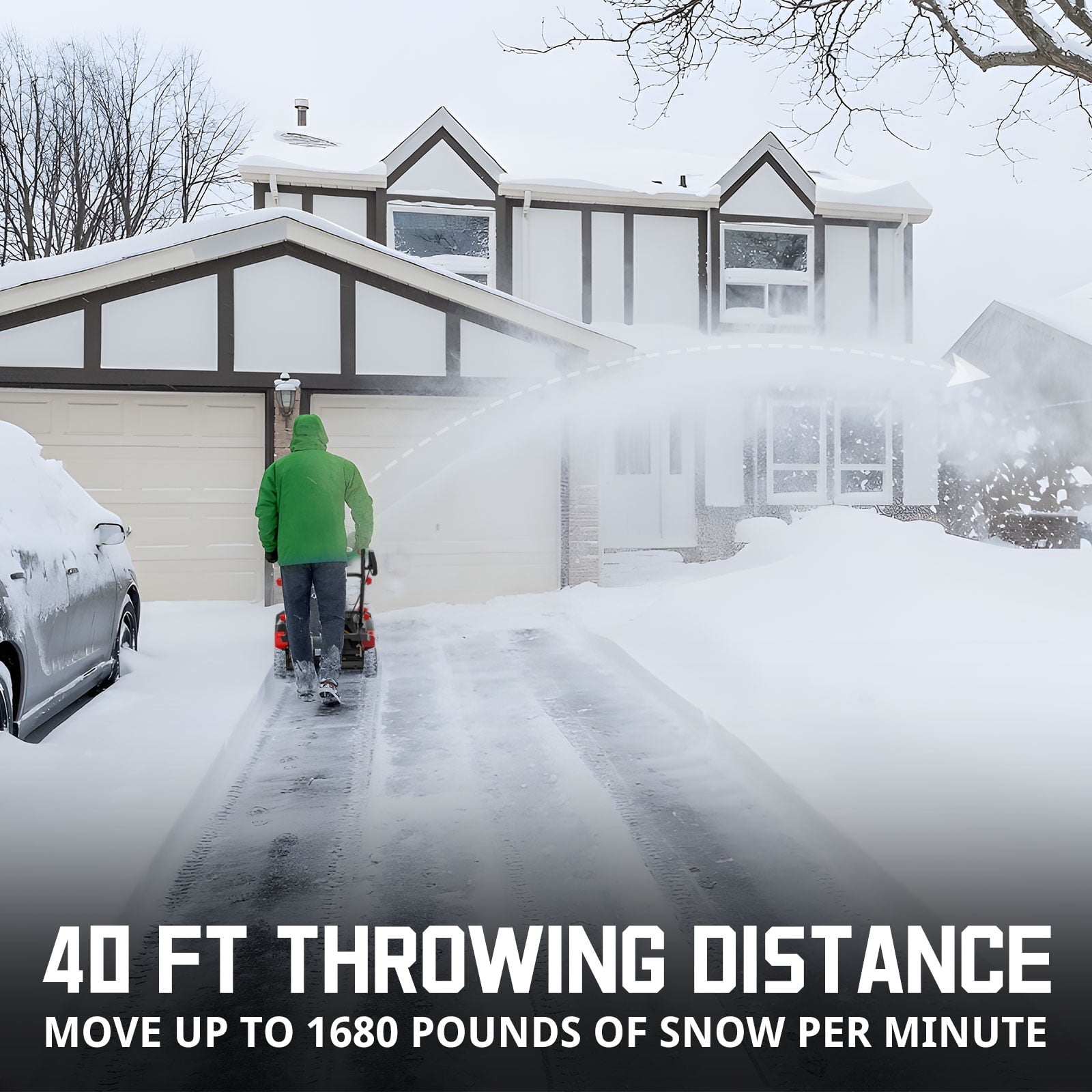 PowerSmart 21 inch 212cc Single Stage Gas Snow Blower DB7006B