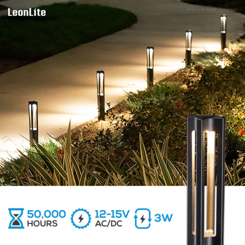 LEONLITE Low Voltage Landscape Lights, Unique Lighting Effects LED 3000K