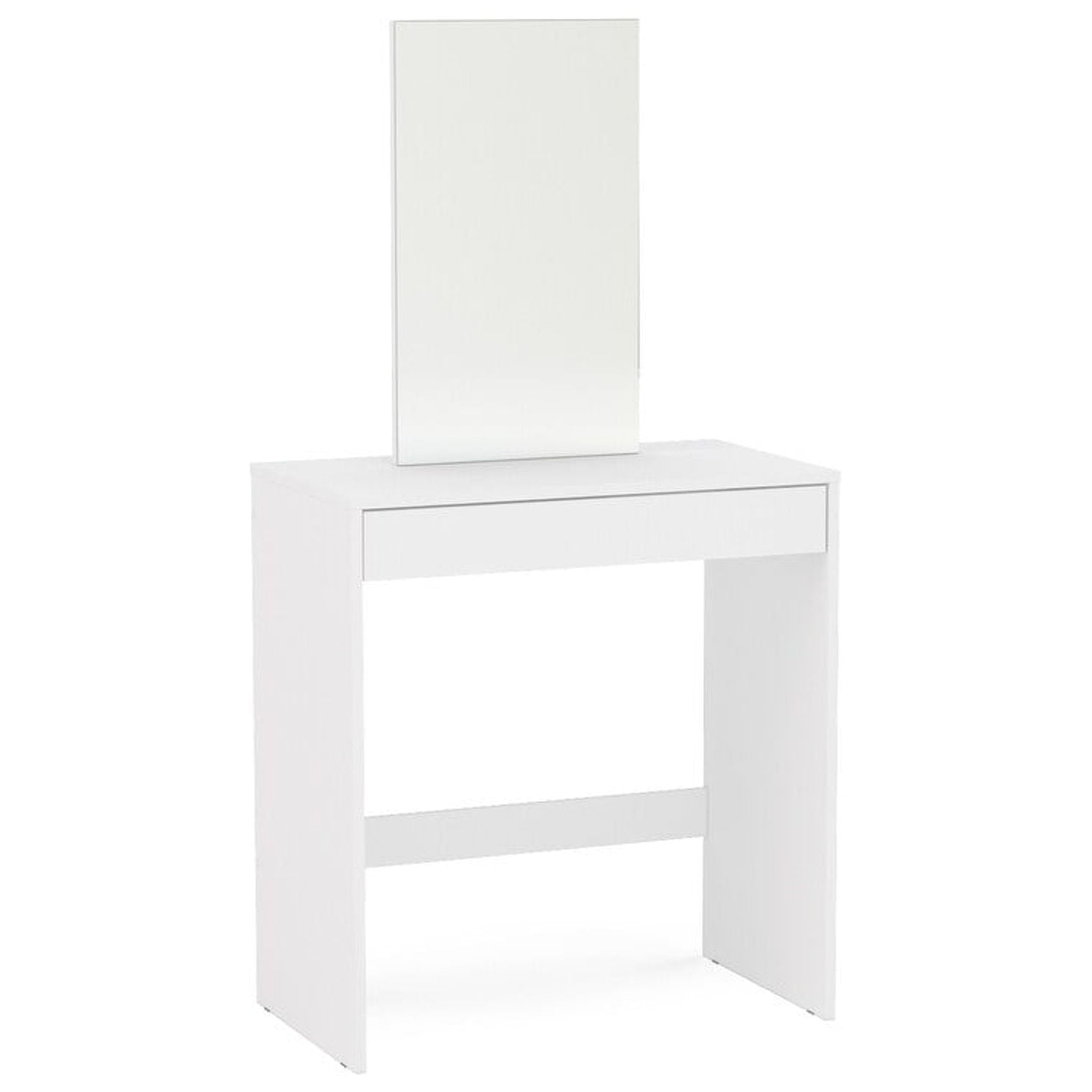 Polifurniture Kansas Modern Bedroom Vanity Table, White