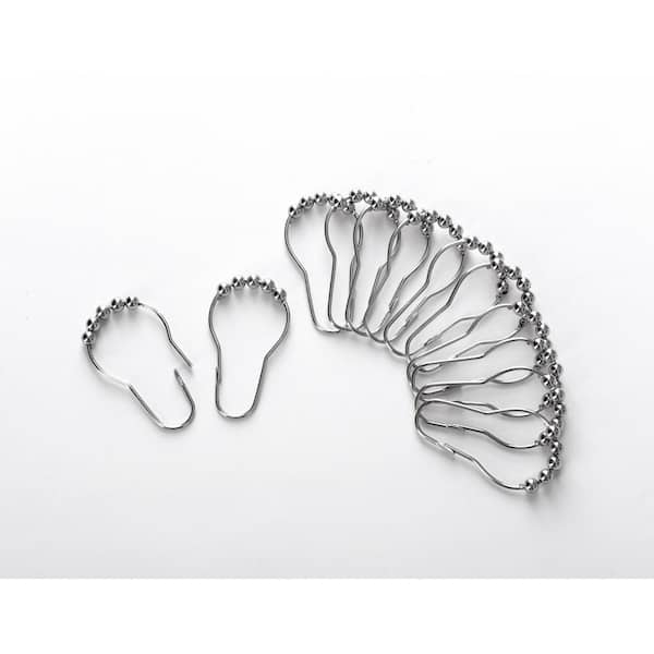 Printed 3D Texture Waffle Weave Aztec Designed Shower Curtain with 12 Roller Ball Hook Included 70