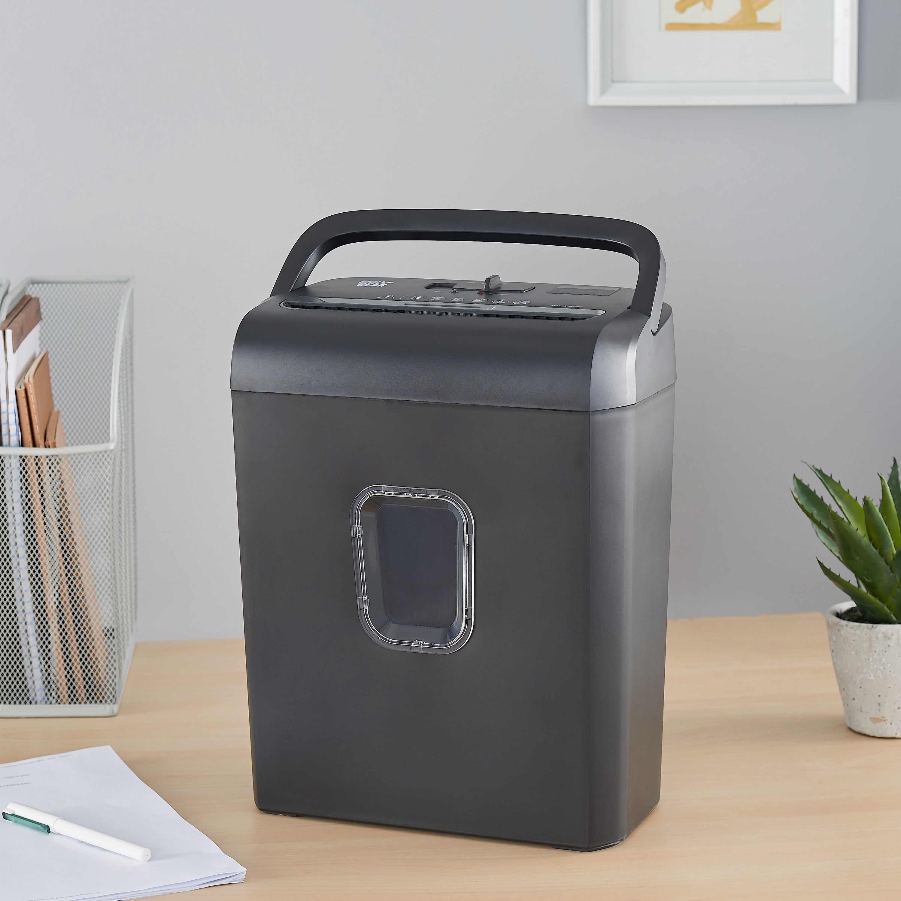 PEN+GEAR Tabletop 6-Sheet Micro-Cut Paper Shredder