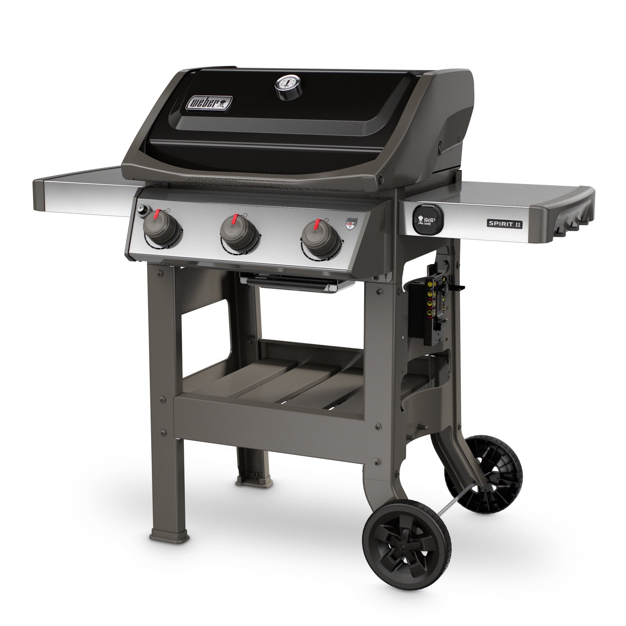 Spirit II E-310 Propane Gas Grill, Black