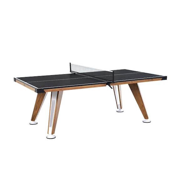 Modern Midcentury Table Tennis Table with Easy Clamp Style Net