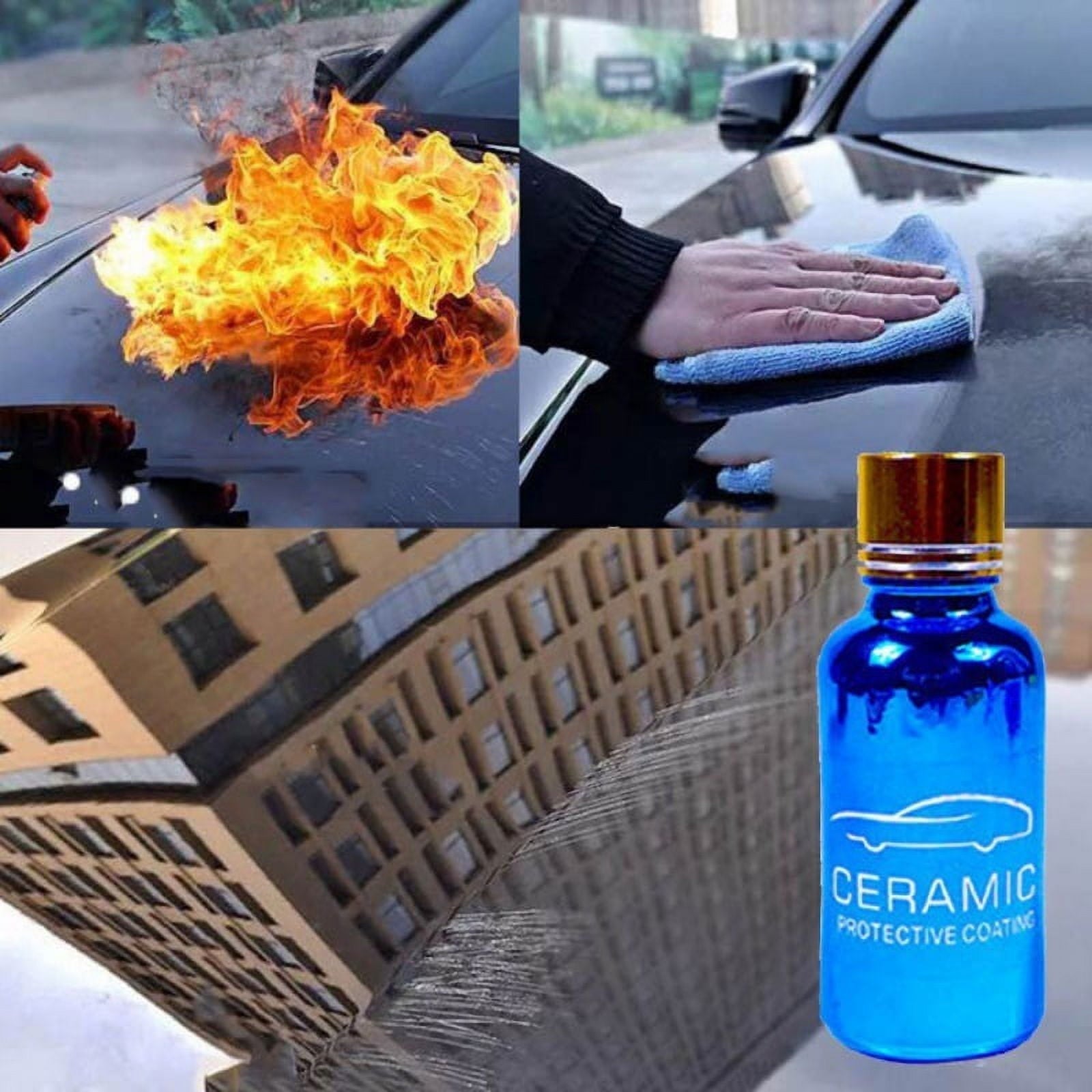 30ML Car Liquid Ceramic Coat Plating Solution Anti-scratch 9H Hardness Super Hydrophobic Glass Coating