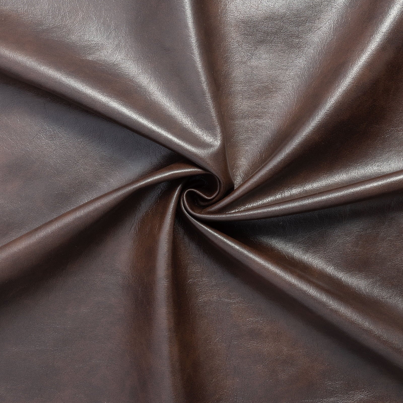 Furniliving PU Adjustable Vanity Stool Swivel Backless Round Ottoman Upholstered Makeup Chair, White