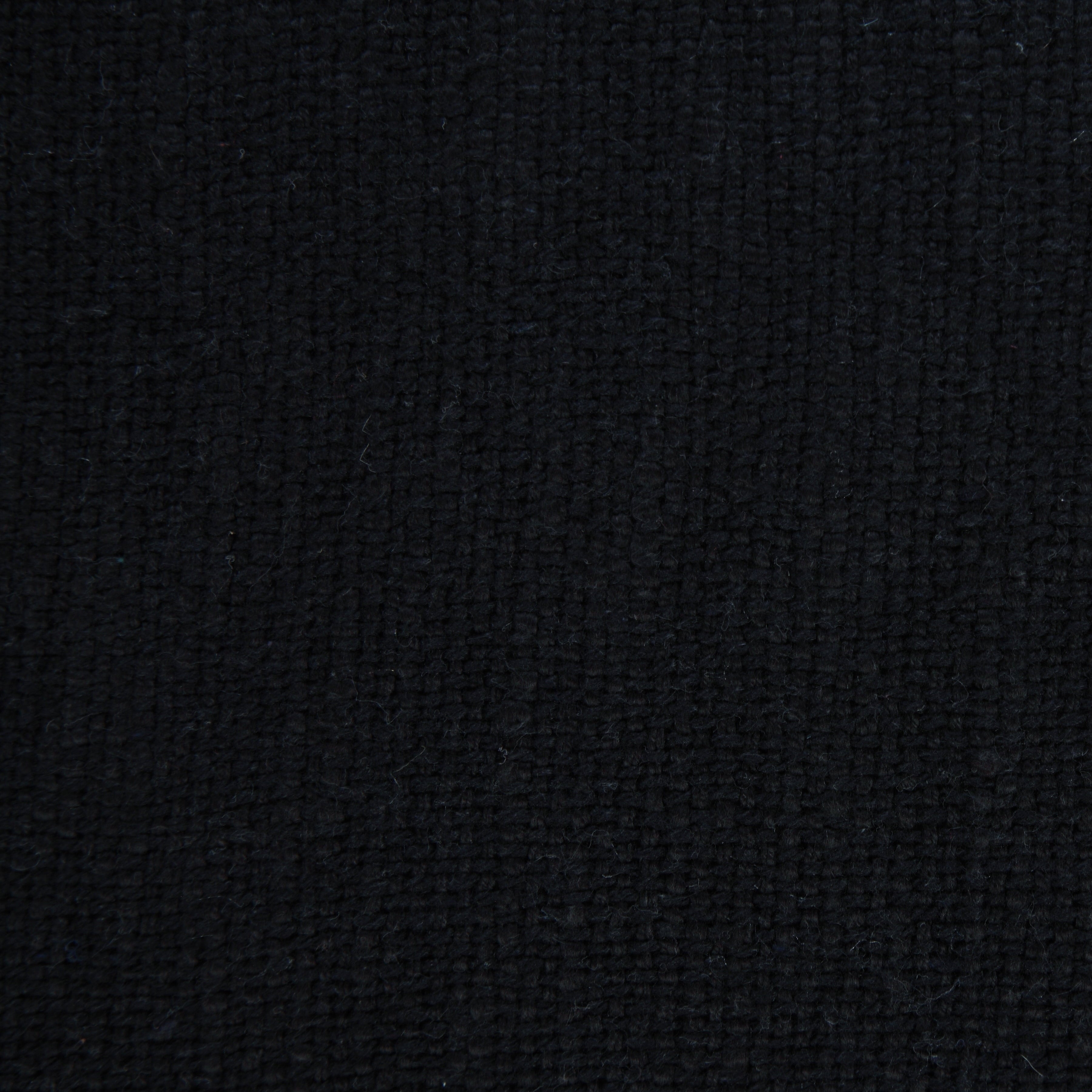 Ox Bay 36 in x 14 in Coastal, Modern and Transitional Black Fringed Edges Cotton Throw Pillow